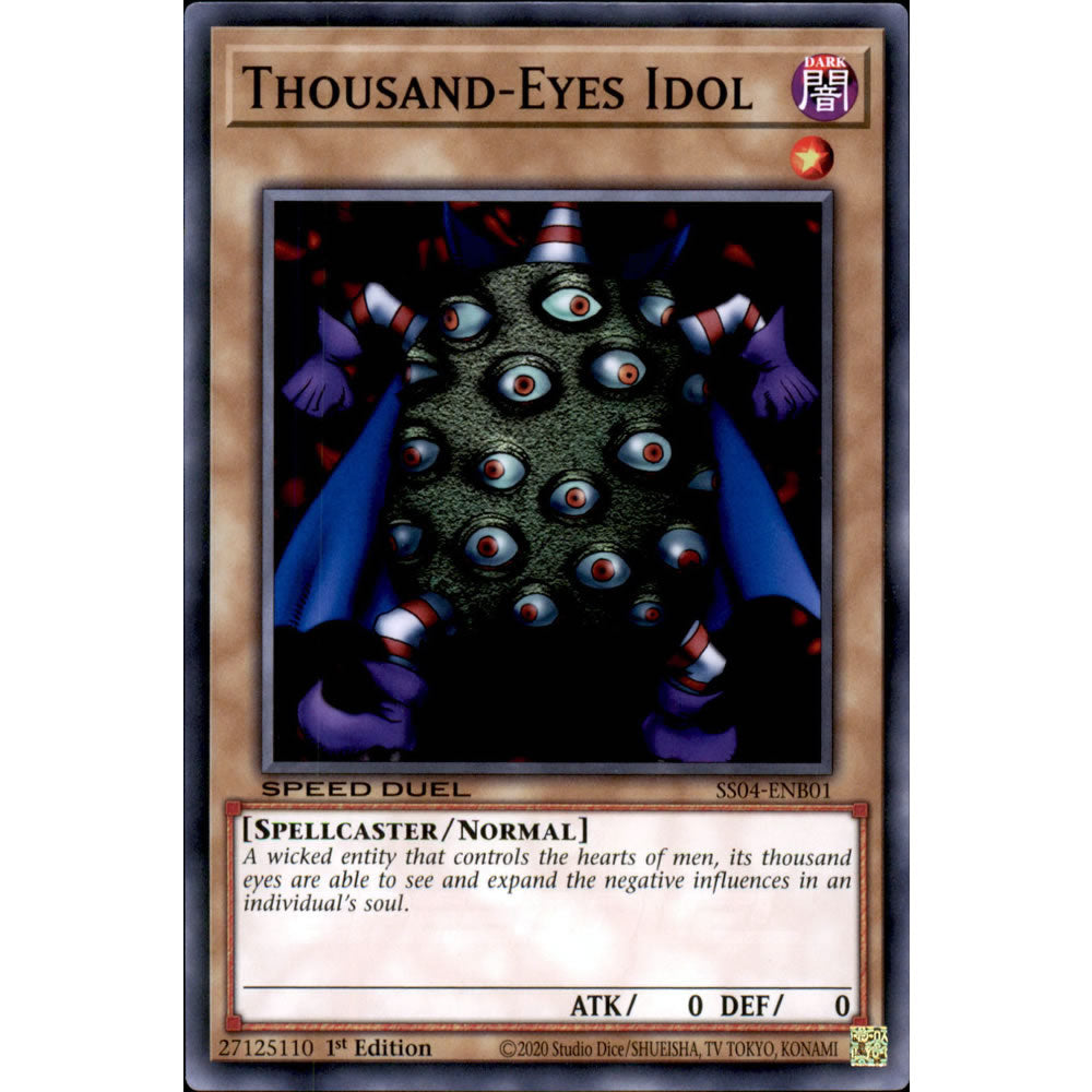 Thousand-Eyes Idol SS04-ENB01 Yu-Gi-Oh! Card from the Speed Duel: Match of the Millennium Set
