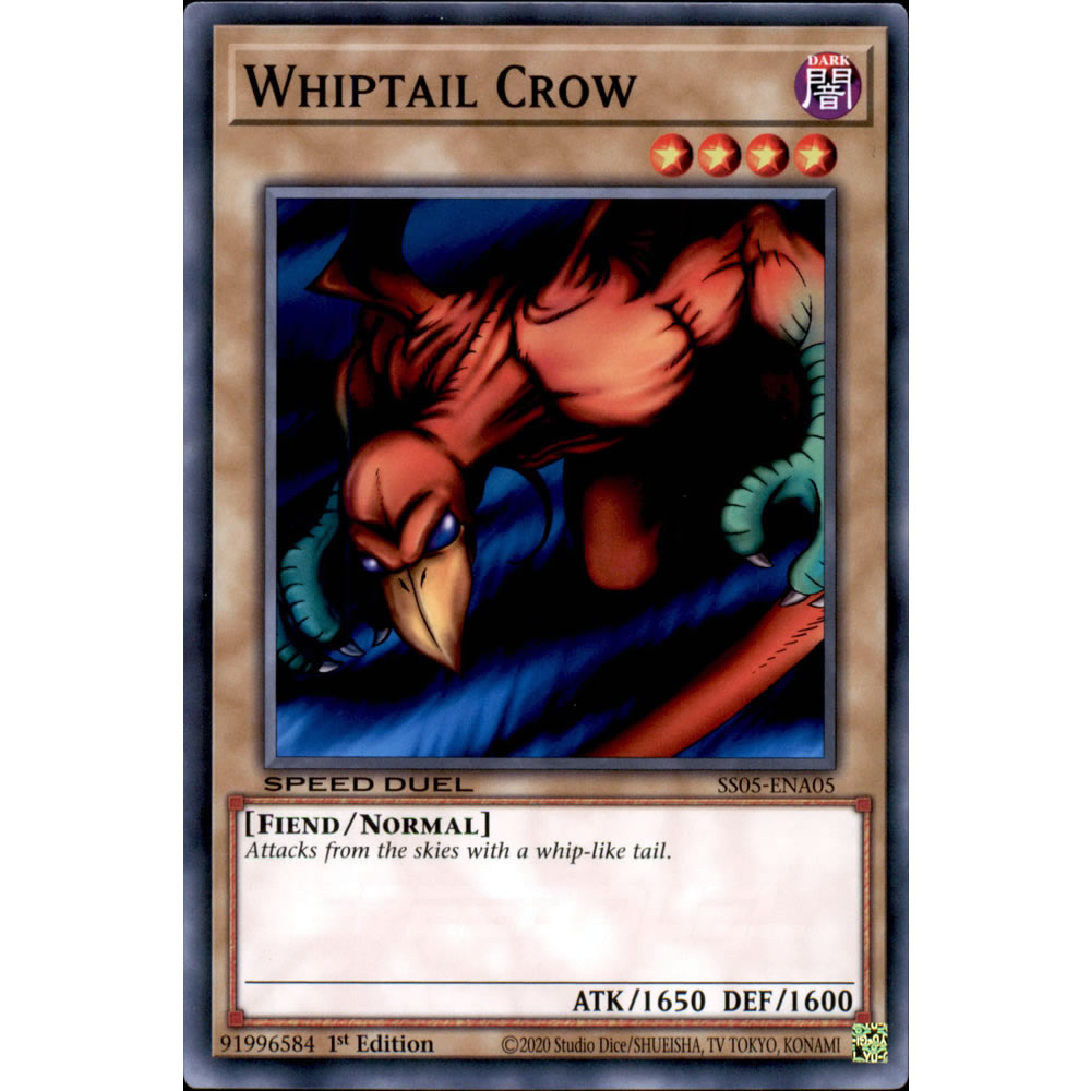 Whiptail Crow SS05-ENA05 Yu-Gi-Oh! Card - Deckboosters Whiptail Crow SS05-ENA05 Yu-Gi-Oh! Card - Deckboosters