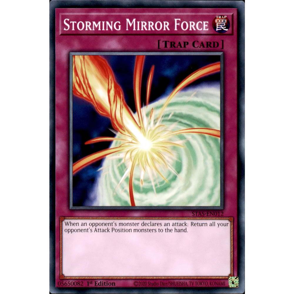Storming Mirror Force STAS-EN012 Yu-Gi-Oh! Card Storming Mirror Force STAS-EN012 Yu-Gi-Oh! Card