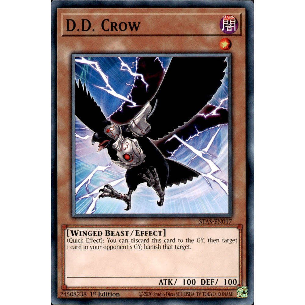D.D. Crow STAS-EN017 Yu-Gi-Oh! Card - Deckboosters D.D. Crow STAS-EN017 Yu-Gi-Oh! Card - Deckboosters