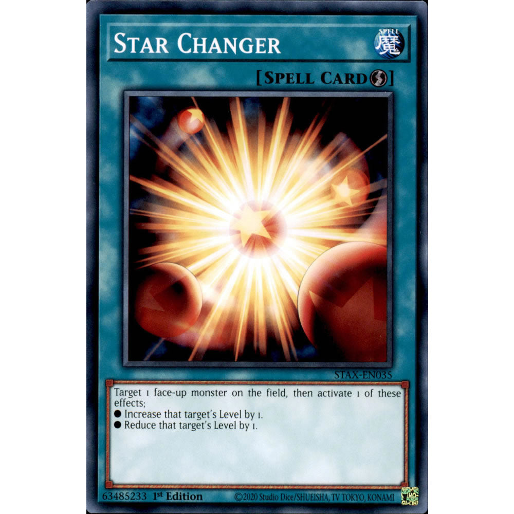 Star Changer STAX-EN035 Yu-Gi-Oh! Card from the 2-Player Starter Set Set