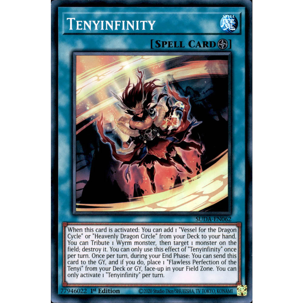 Tenyinfinity SUDA-EN062 Yu-Gi-Oh! Card from the Supreme Darkness Set