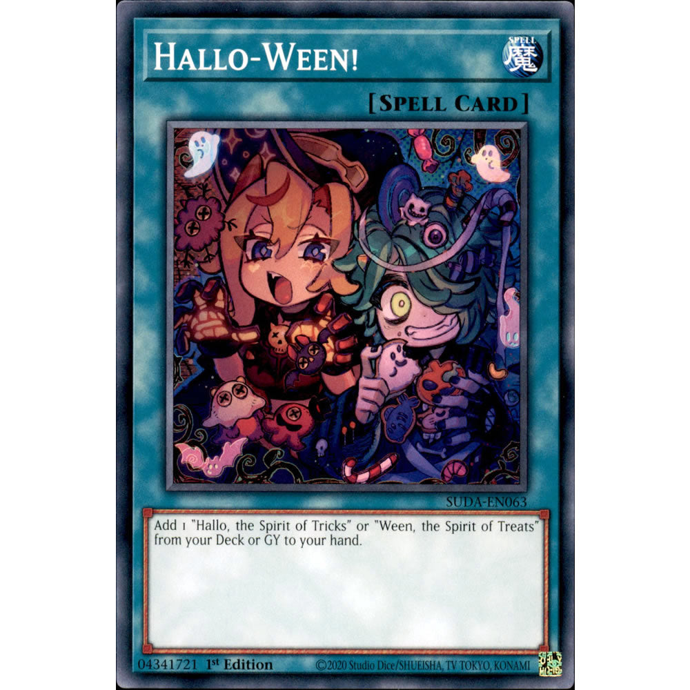 Hallo-Ween! SUDA-EN063 Yu-Gi-Oh! Card from the Supreme Darkness Set