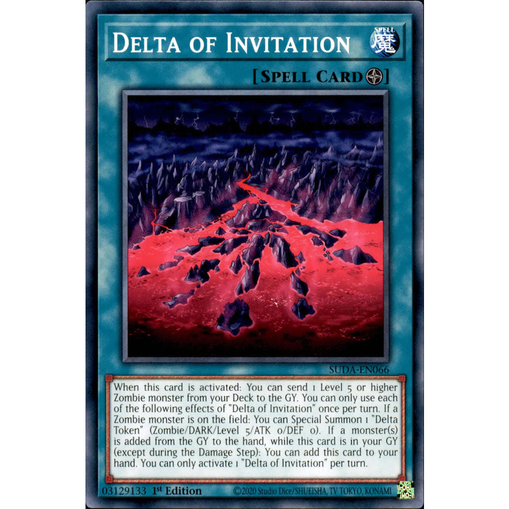 Delta of Invitation SUDA-EN066 Yu-Gi-Oh! Card from the Supreme Darkness Set