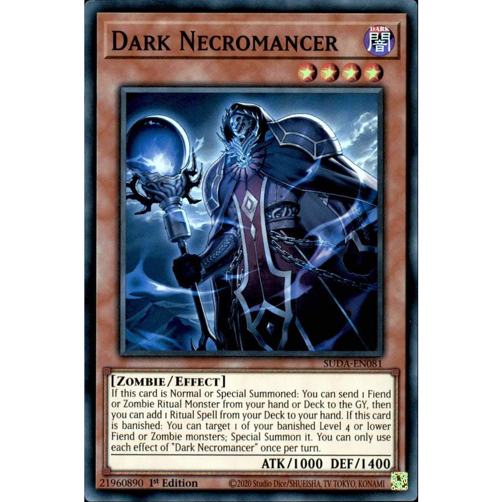 Dark Necromancer SUDA-EN081 Yu-Gi-Oh! Card from the Supreme Darkness Set