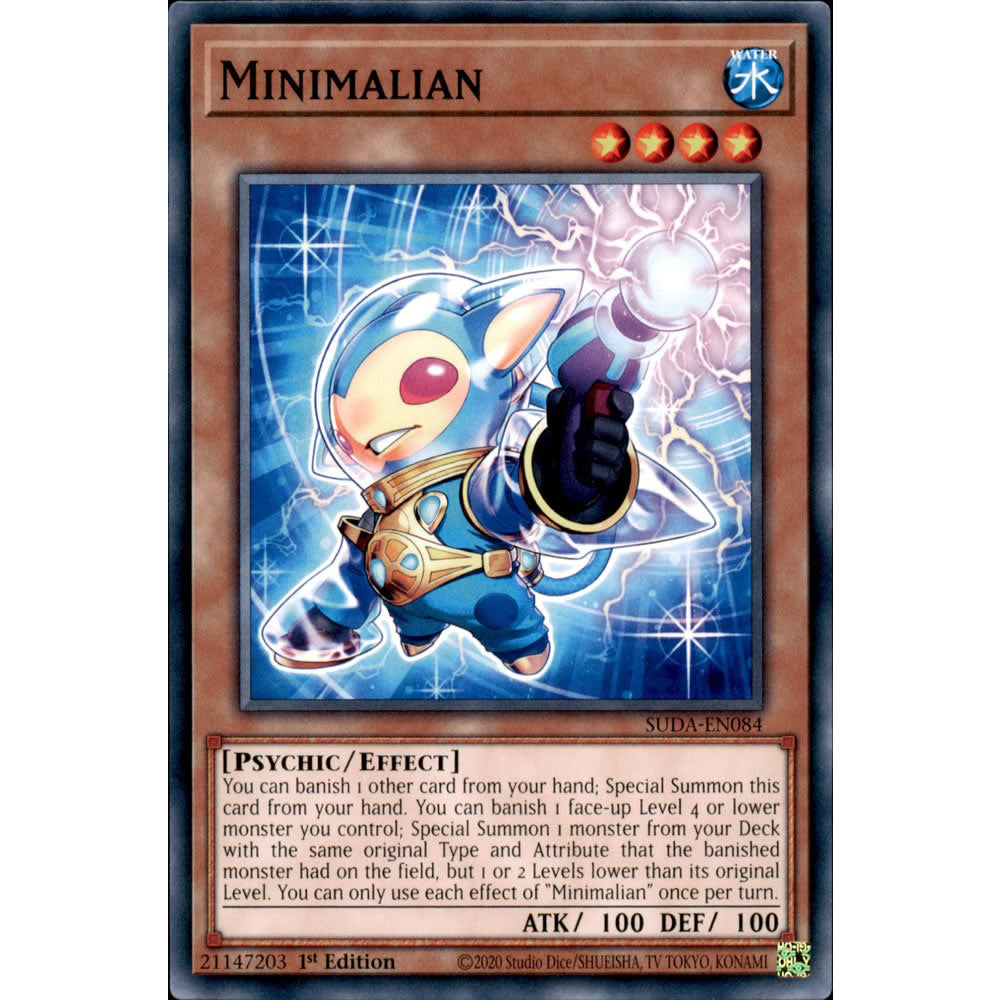 Minimalian SUDA-EN084 Yu-Gi-Oh! Card from the Supreme Darkness Set