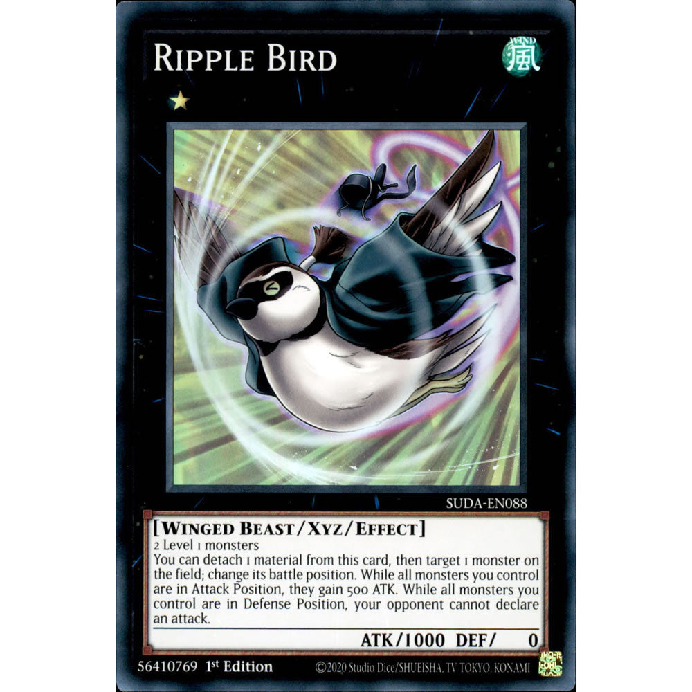 Ripple Bird SUDA-EN088 Yu-Gi-Oh! Card from the Supreme Darkness Set