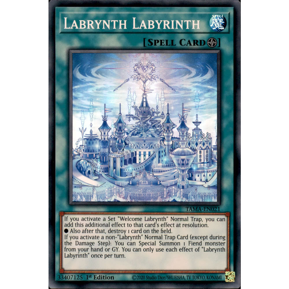 labyrinth deck yugioh tcg Labrynth Labyrinth TAMA-EN021 Yu-Gi-Oh! Card