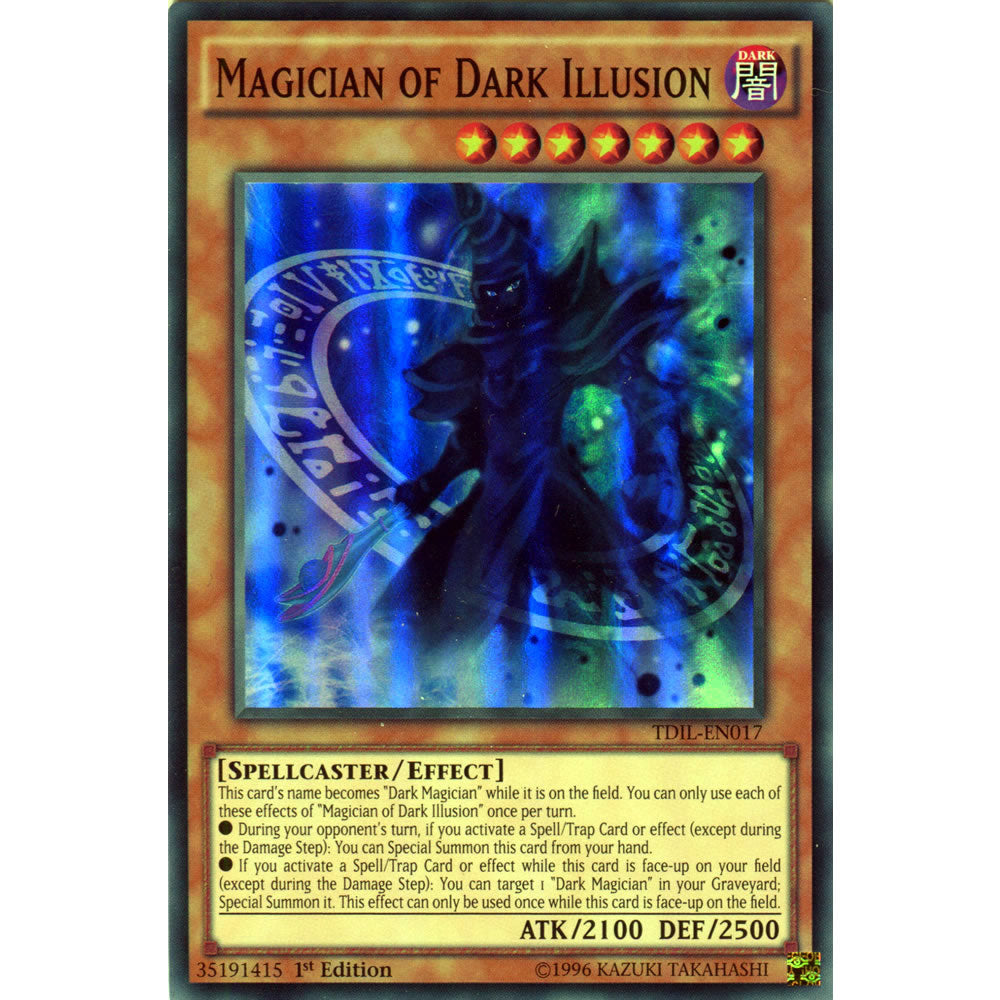 dark illusion yugioh card Magician of Dark Illusion TDIL-EN017 Yu-Gi-Oh! Card