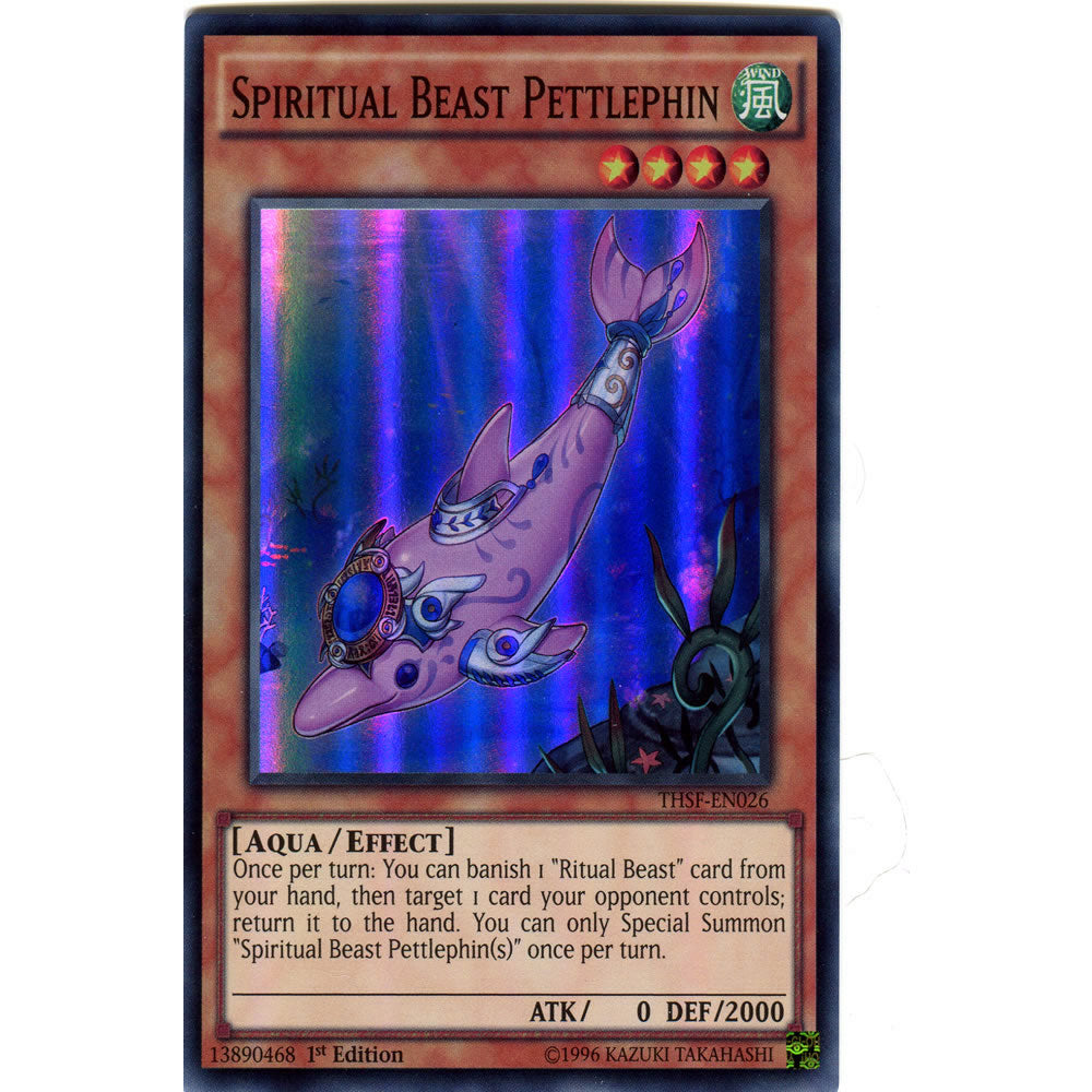 Spiritual Beast Pettlephin THSF-EN026 Yu-Gi-Oh! Card from the The Secret Forces Set