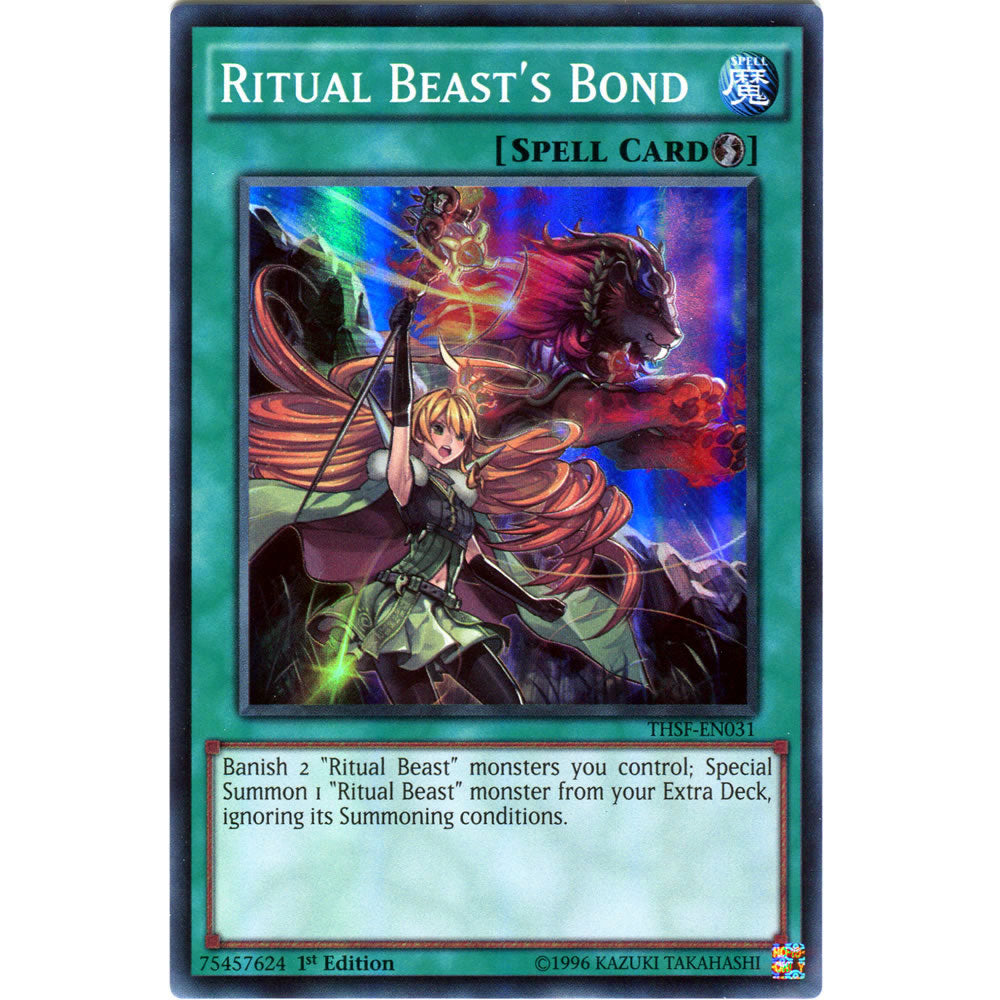 Ritual Beast's Bond THSF-EN031 Yu-Gi-Oh! Card from the The Secret Forces Set
