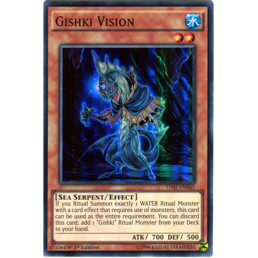 Gishki Vision THSF-EN045 Yu-Gi-Oh! Card from the The Secret Forces Set