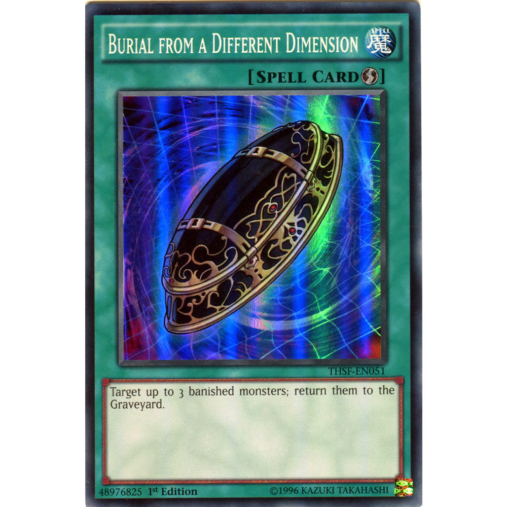 Burial from a Different Dimension THSF-EN051 Yu-Gi-Oh! Card from the The Secret Forces Set