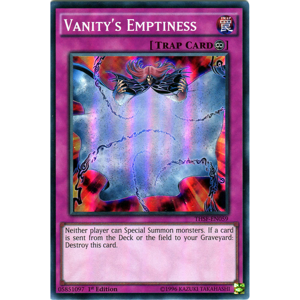 Vanity's Emptiness THSF-EN059 Yu-Gi-Oh! Card from the The Secret Forces Set