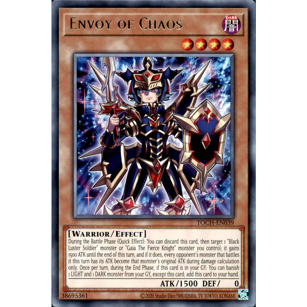 Envoy of Chaos TOCH-EN039 Yu-Gi-Oh! Card from the Toon Chaos Set