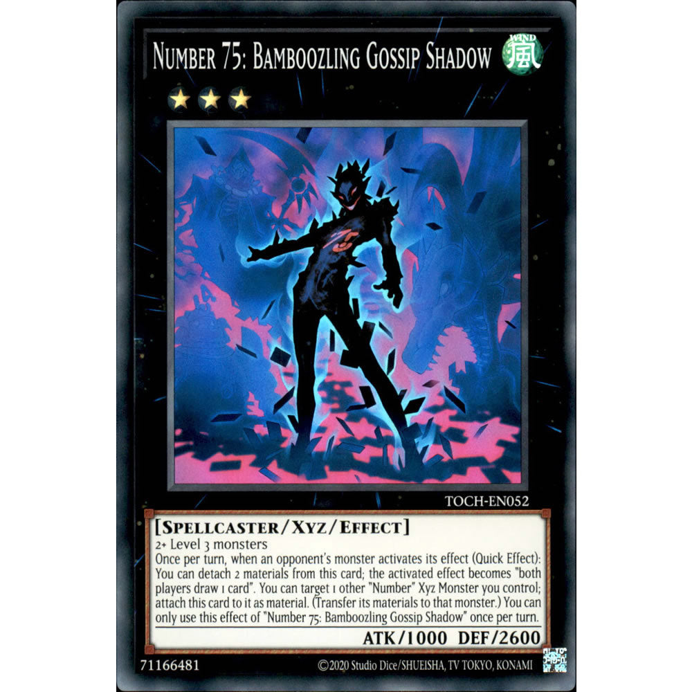 Number 75: Bamboozling Gossip Shadow TOCH-EN052 Yu-Gi-Oh! Card from the Toon Chaos Set