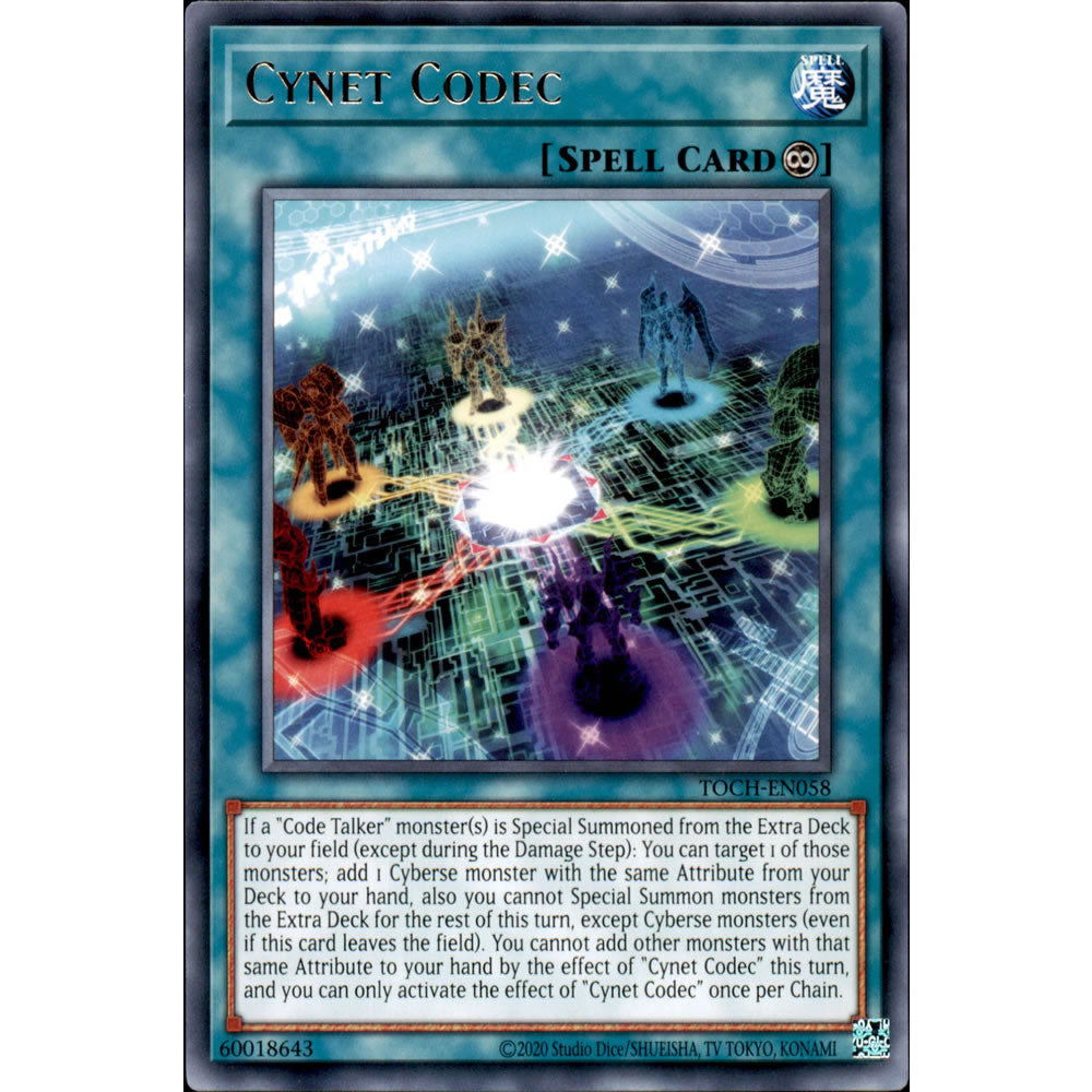 Cynet Codec TOCH-EN058 Yu-Gi-Oh! Card from the Toon Chaos Set