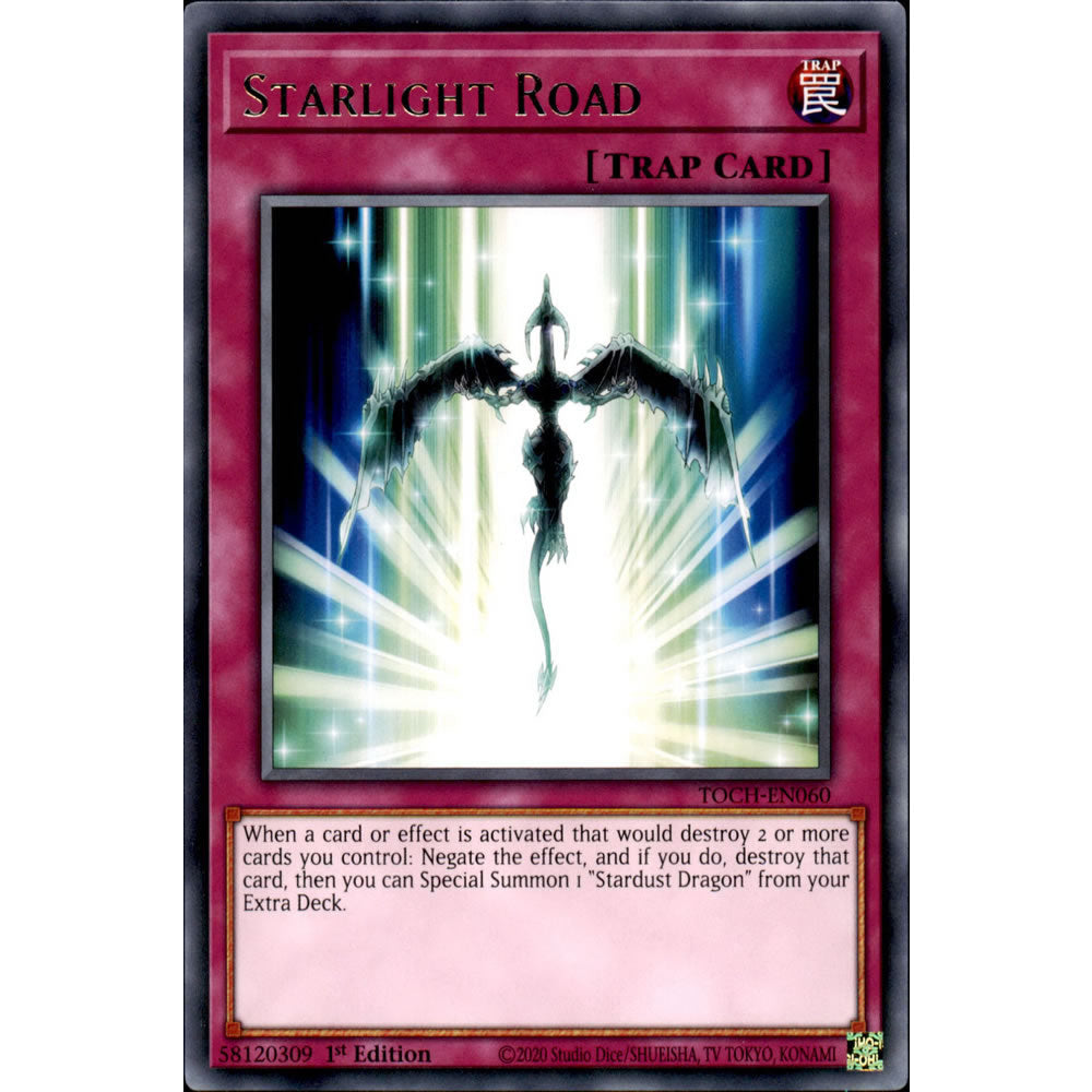 Starlight Road TOCH-EN060 Yu-Gi-Oh! Card from the Toon Chaos Set