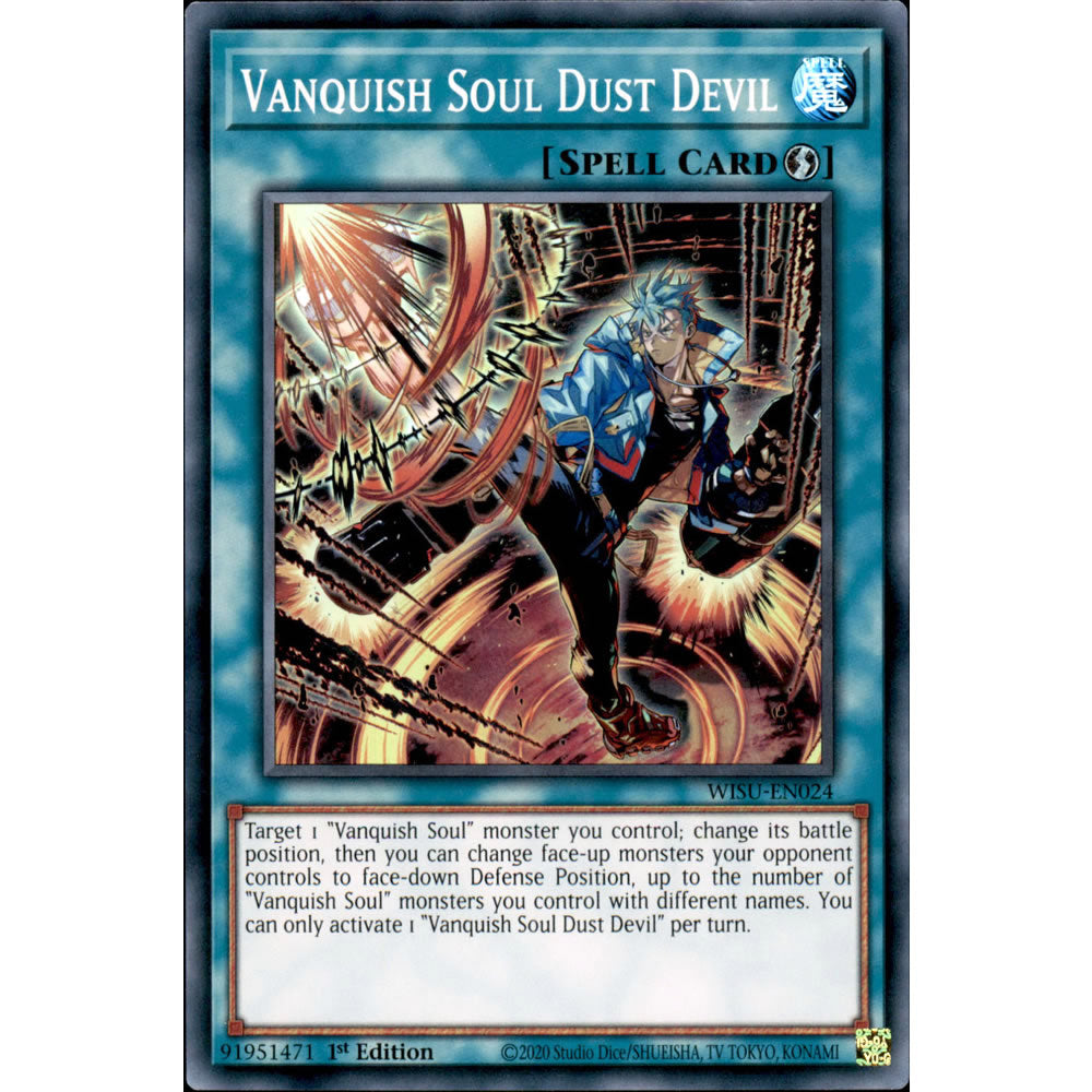 yugioh devil cards Vanquish Soul Dust Devil WISU-EN024 Yu-Gi-Oh! Card