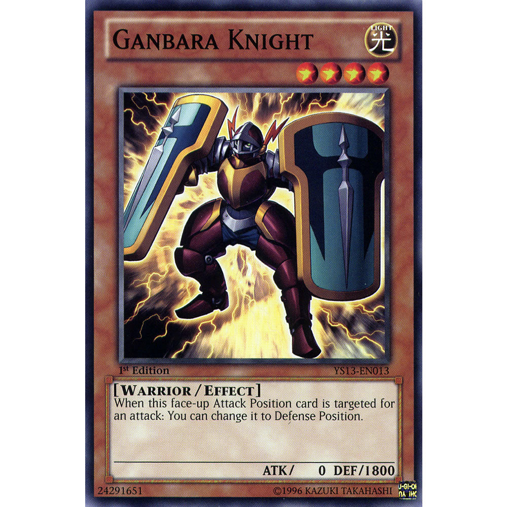 Ganbara Knight YS13-EN013 Yu-Gi-Oh! Card from the V for Victory Set
