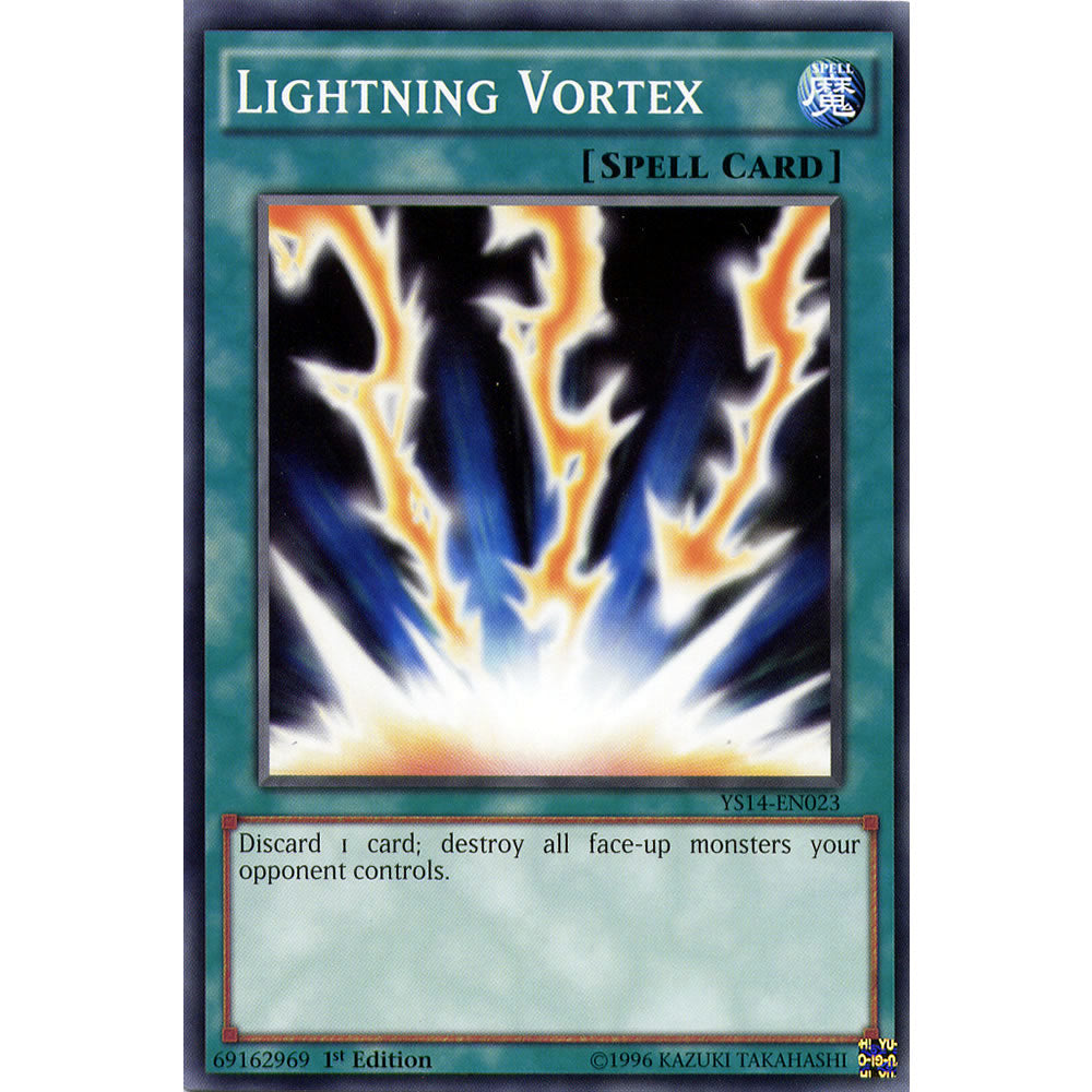 Lightning Vortex YS14-EN023 Yu-Gi-Oh! Card from the Space-Time Showdown Set