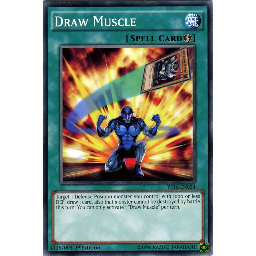 Draw Muscle YS16-EN024 Yu-Gi-Oh! Card from the Yuya Set