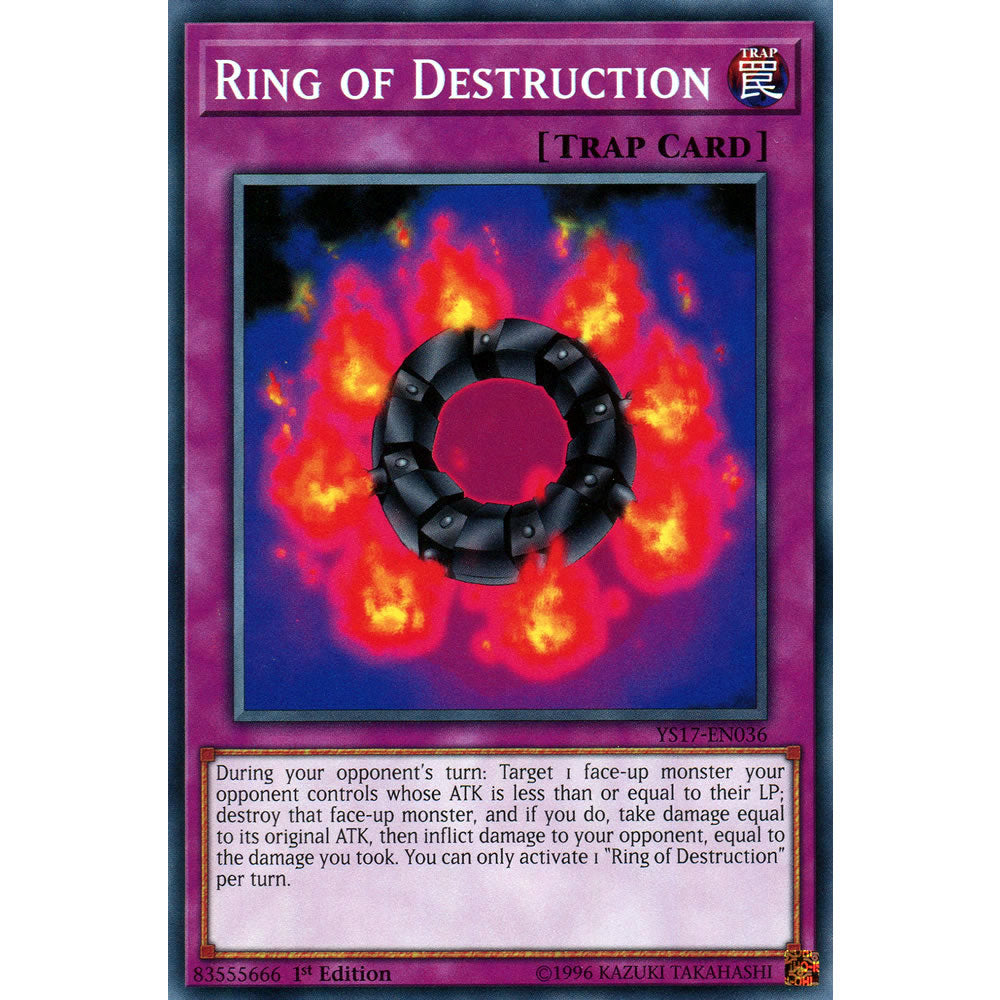 Ring of Destruction YS17-EN036 Yu-Gi-Oh! Card from the Link Strike Set