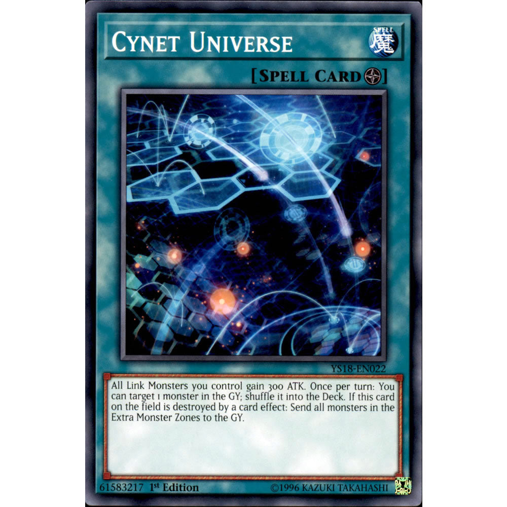 Cynet Universe YS18-EN022 Yu-Gi-Oh! Card - Deckboosters Cynet Universe YS18-EN022 Yu-Gi-Oh! Card - Deckboosters