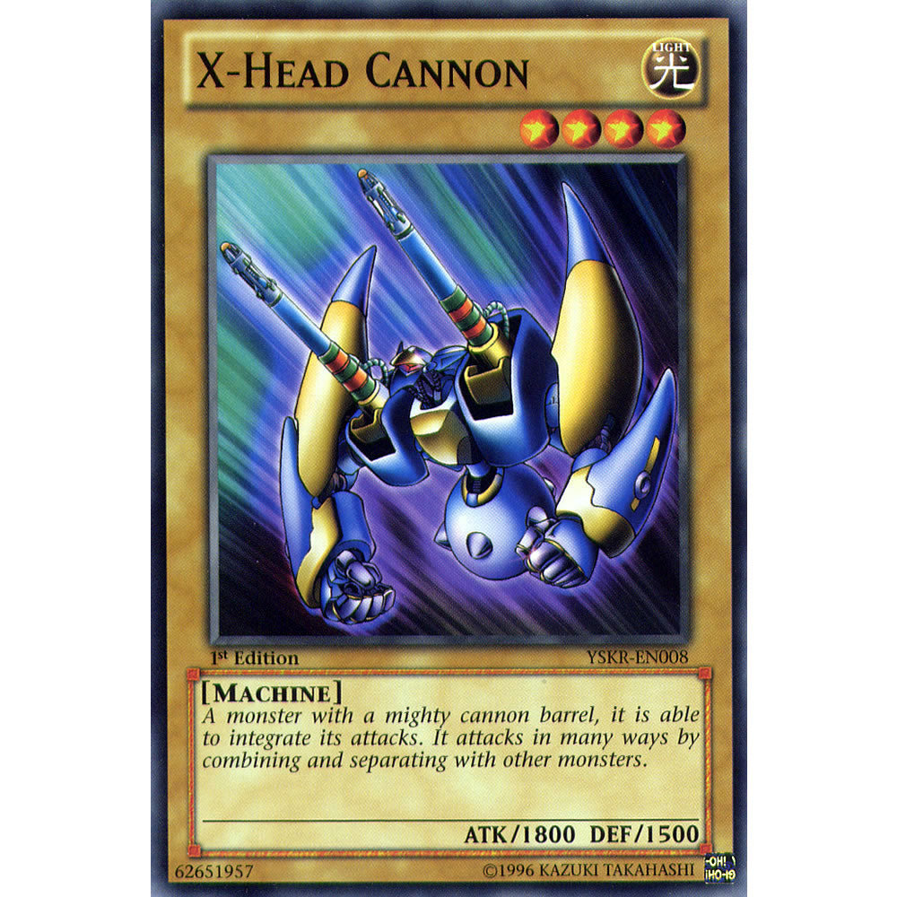 X-Head Cannon YSKR-EN008 Yu-Gi-Oh! Card from the Kaiba Reloaded Set