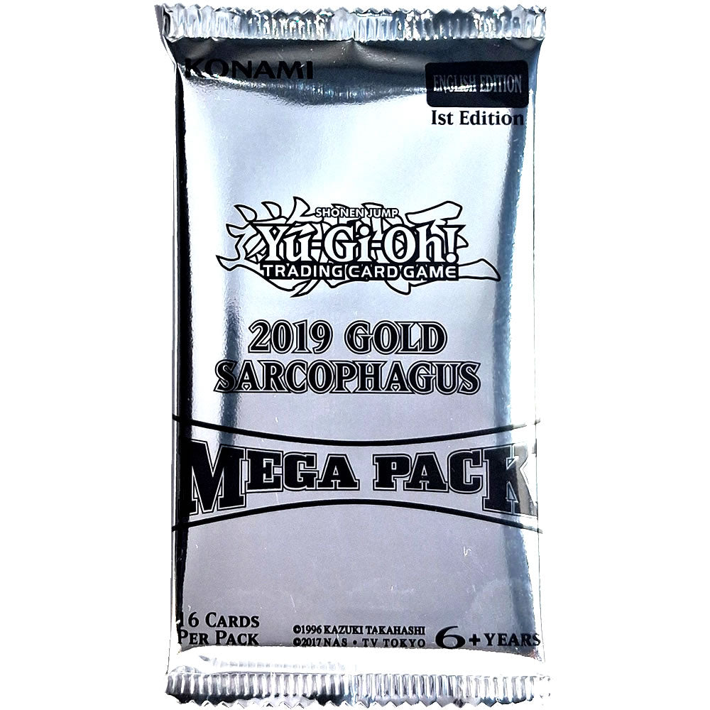 Yu-Gi-Oh! 2019 Gold Sarcophagus Tin Mega Pack Booster Pack