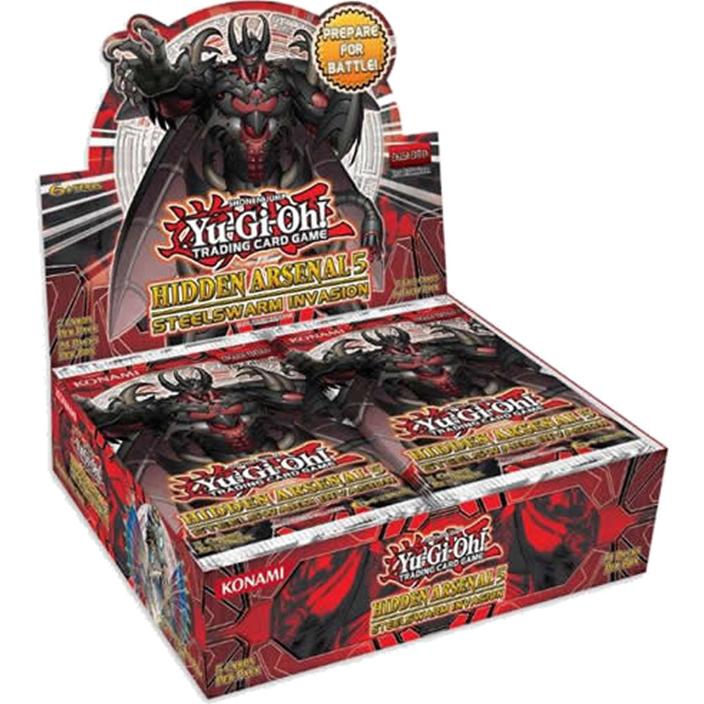 Yu-Gi-Oh! Hidden Arsenal 5 - Steelswarm Invasion Booster Box Yu-Gi-Oh! Hidden Arsenal 5 - Steelswarm Invasion Booster Box