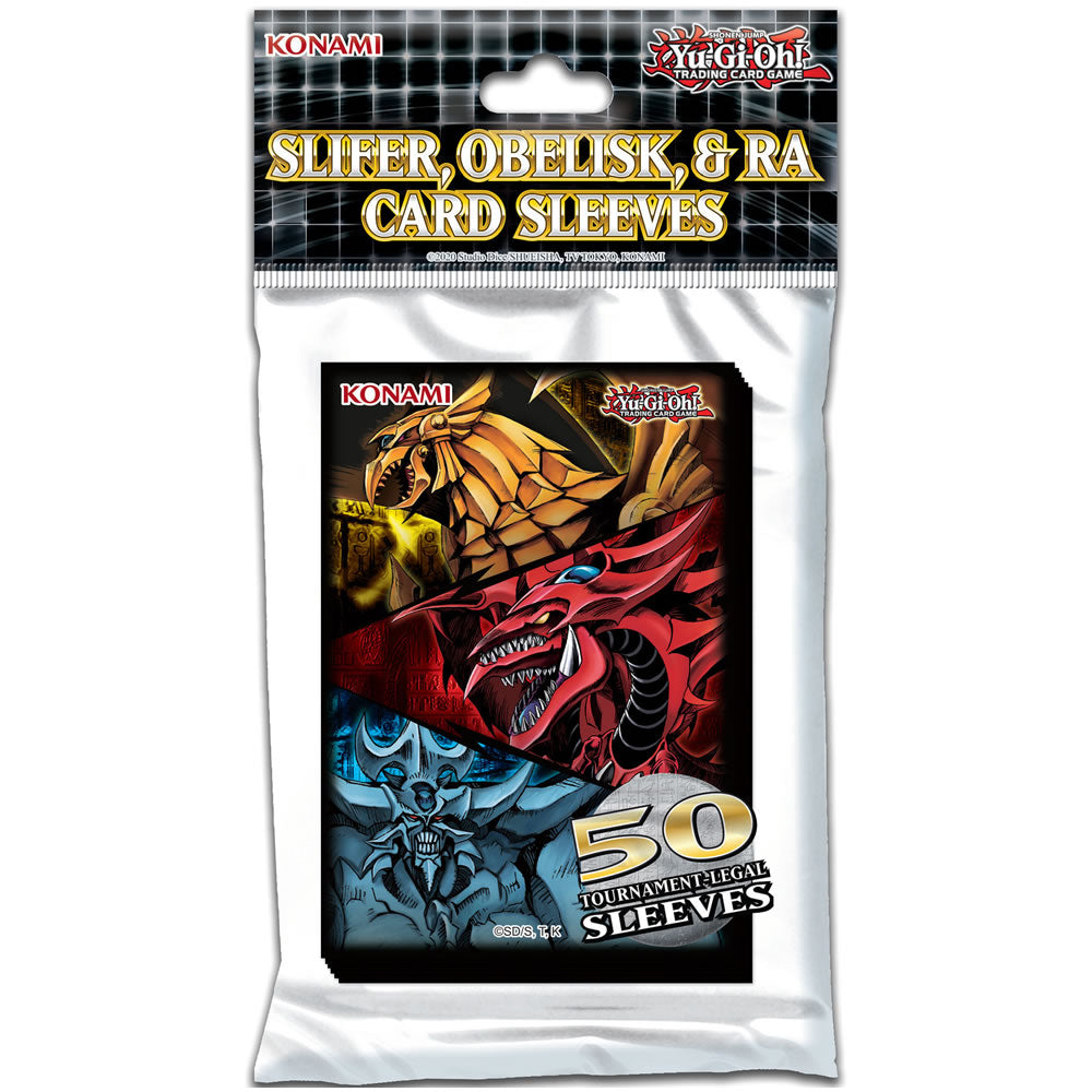 Yu-Gi-Oh! Slifer, Obelisk, & Ra Card Sleeves