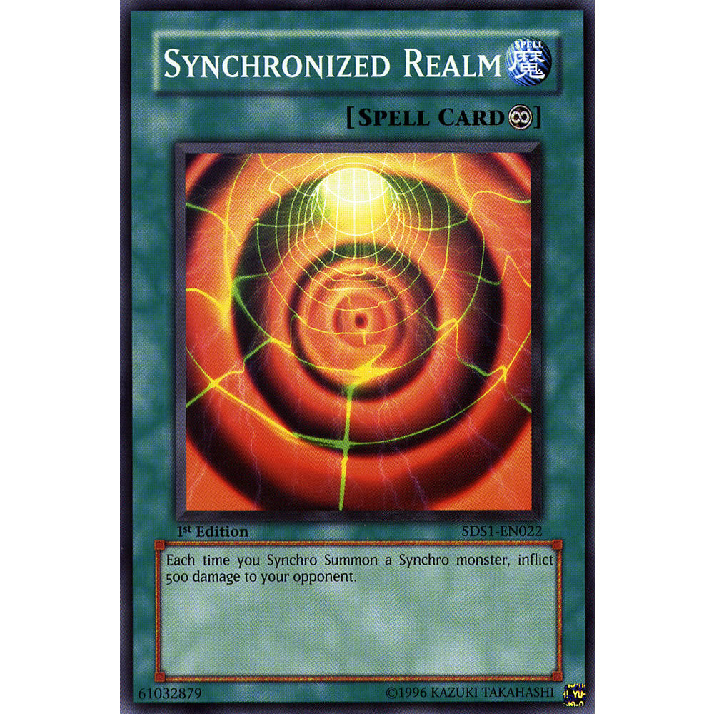 Synchronized Realm 5DS1-EN022 Yu-Gi-Oh! Card Synchronized Realm 5DS1-EN022 Yu-Gi-Oh! Card