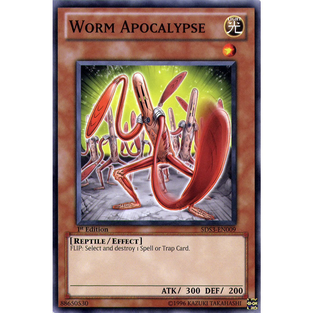 Worm Apocalypse 5DS3-EN009 Yu-Gi-Oh! Card from the Duelist Toolbox Set
