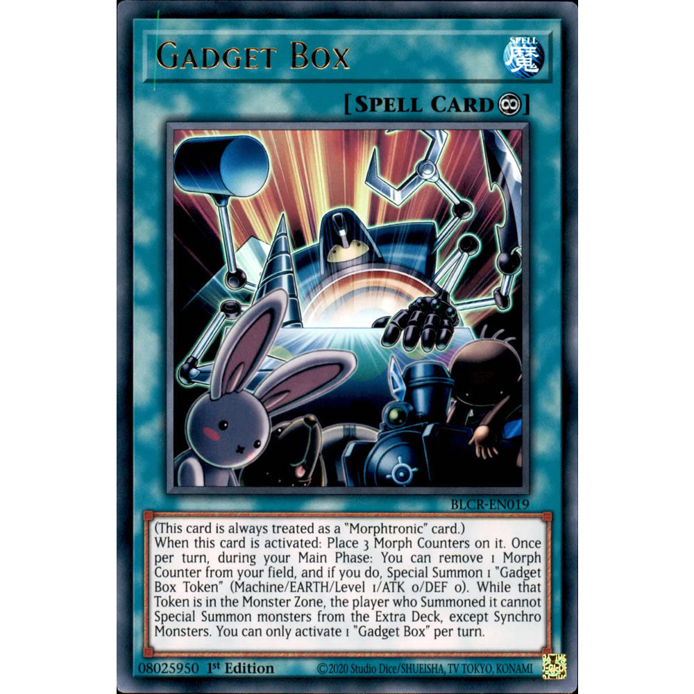 Gadget Box BLCR-EN019 Yu-Gi-Oh! Card from the Battles of Legend: Crystal Revenge Set