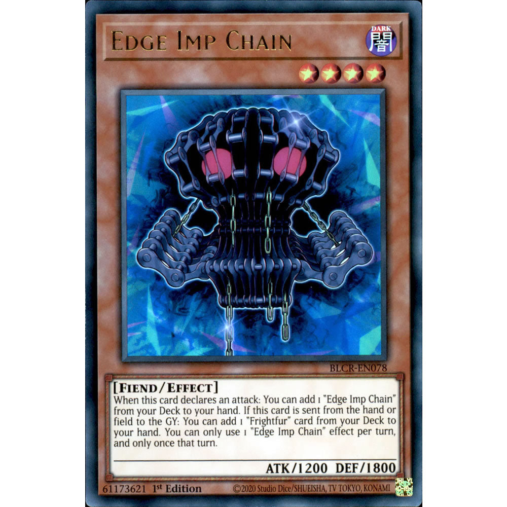 Edge Imp Chain BLCR-EN078 Yu-Gi-Oh! Card from the Battles of Legend: Crystal Revenge Set