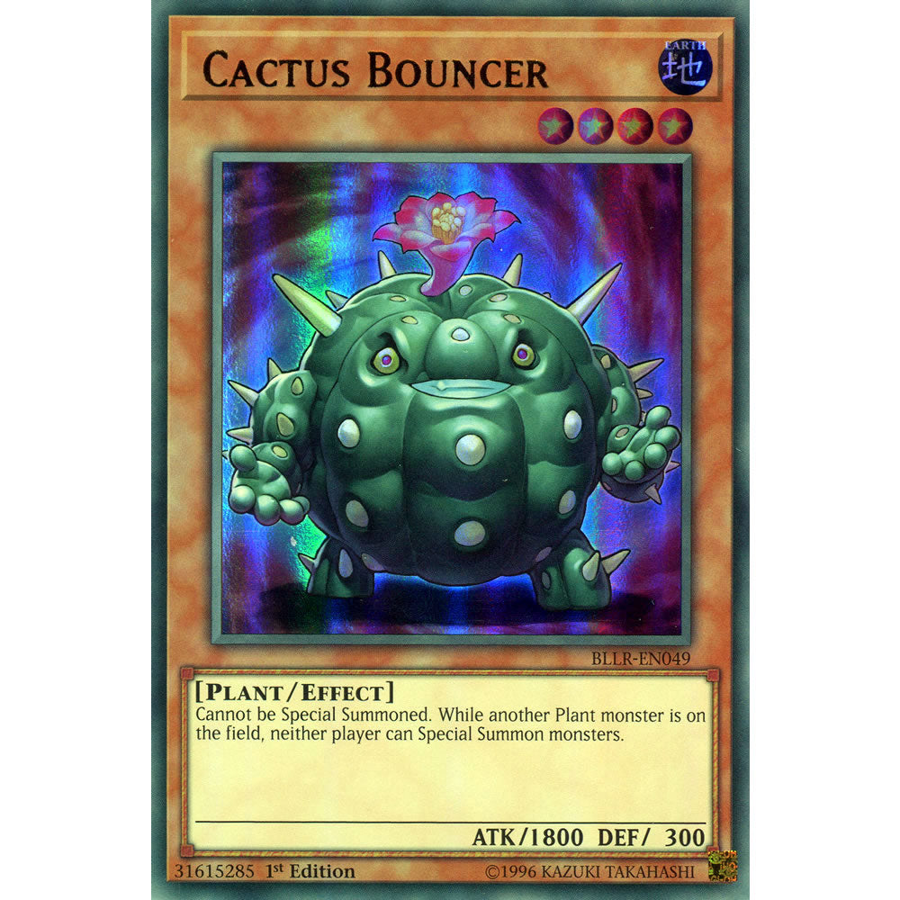 Cactus Bouncer BLLR-EN049 Yu-Gi-Oh! Card from the Battles of Legend: Light's Revenge Set