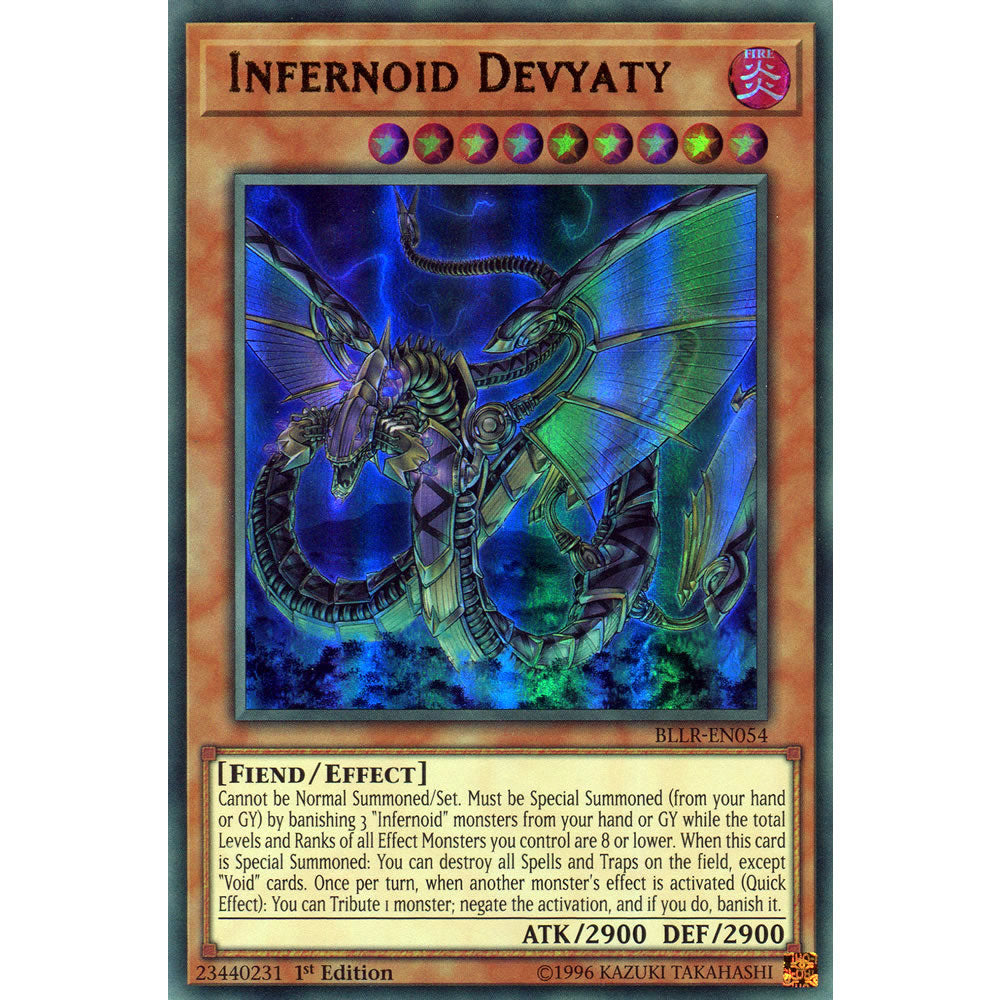 Infernoid Devyaty BLLR-EN054 Yu-Gi-Oh! Card from the Battles of Legend: Light's Revenge Set