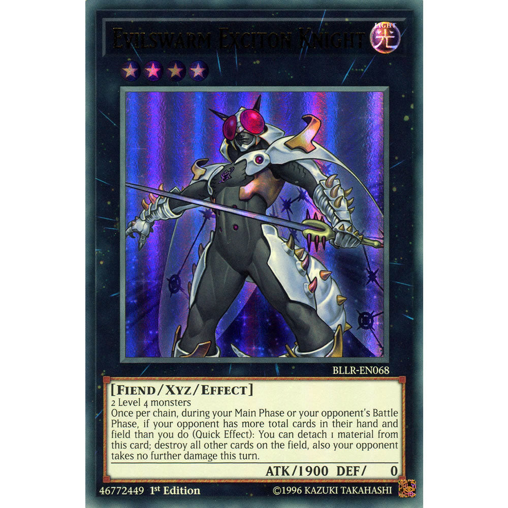Evilswarm Exciton Knight BLLR-EN068 Yu-Gi-Oh! Card from the Battles of Legend: Light's Revenge Set