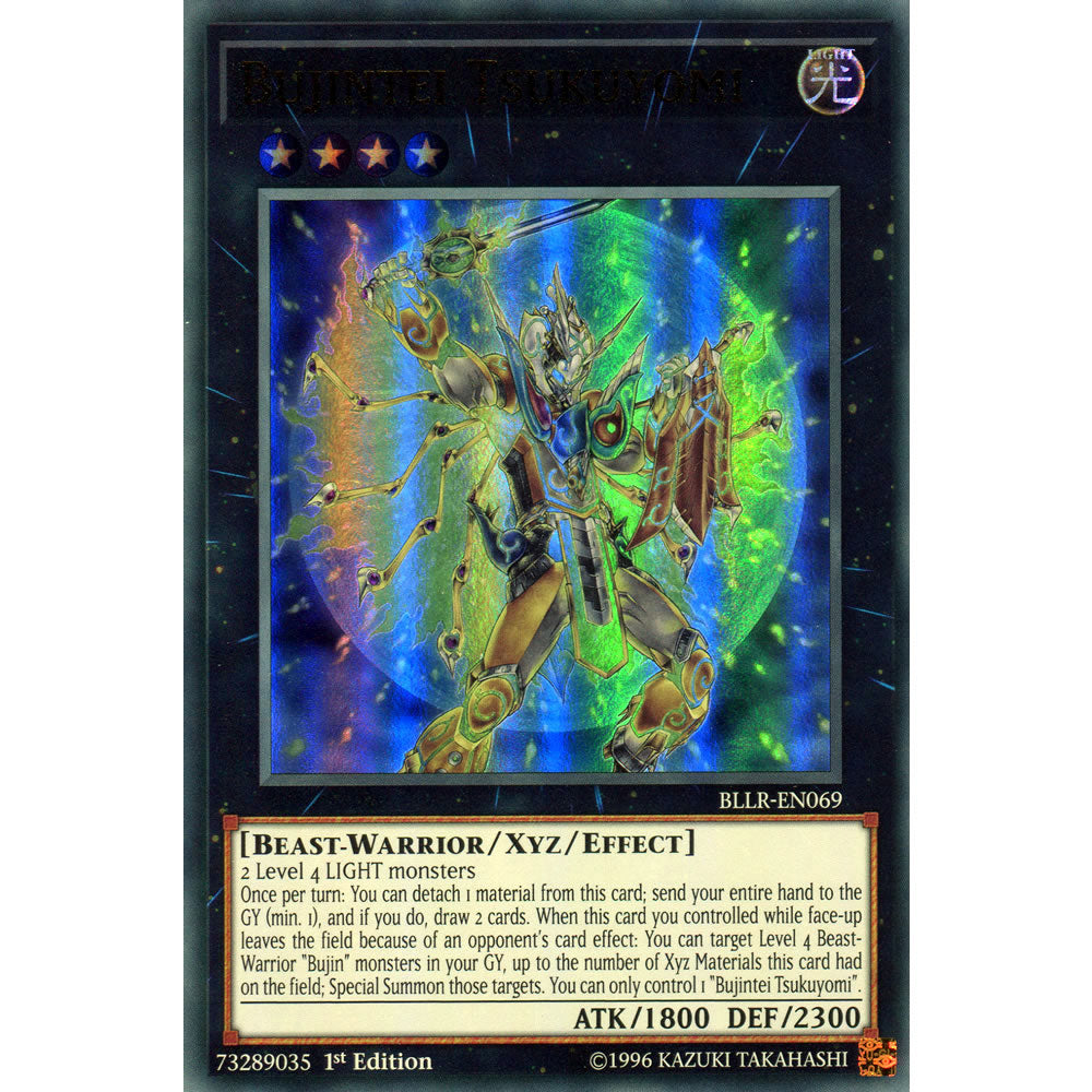 Bujintei Tsukuyomi BLLR-EN069 Yu-Gi-Oh! Card from the Battles of Legend: Light's Revenge Set