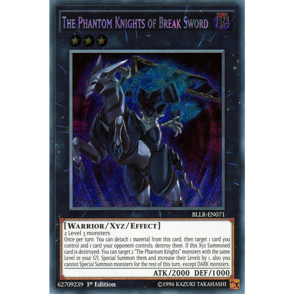 The Phantom Knights of Break Sword BLLR-EN071 Yu-Gi-Oh! Card from the Battles of Legend: Light's Revenge Set