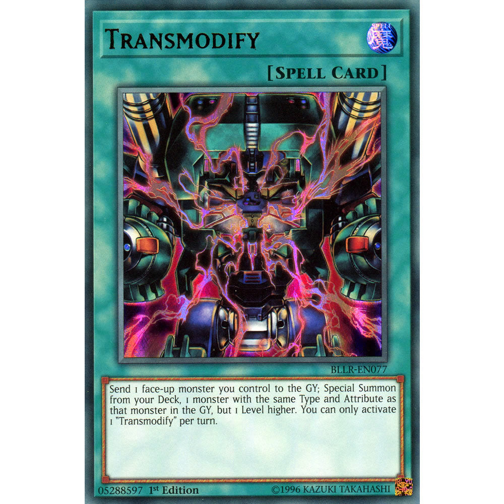 Transmodify BLLR-EN077 Yu-Gi-Oh! Card from the Battles of Legend: Light's Revenge Set