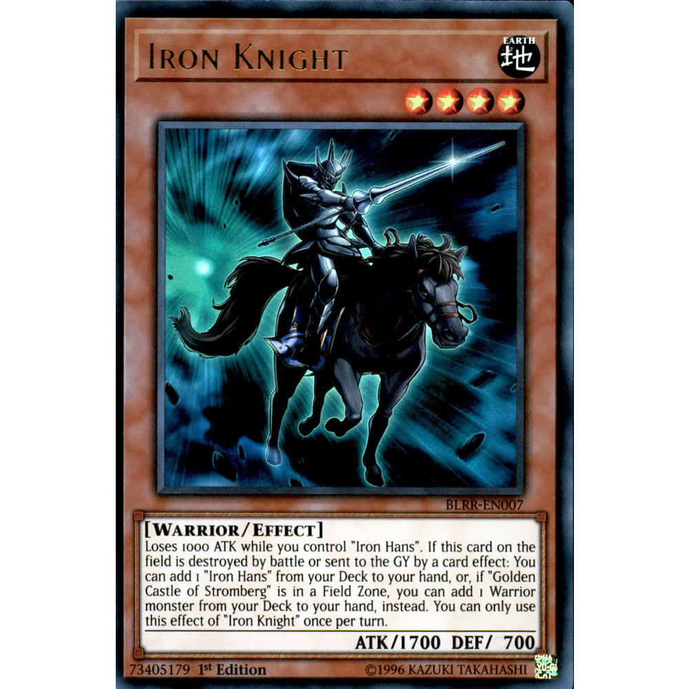 Iron Knight BLRR-EN007 Yu-Gi-Oh! Card from the Battles of Legend: Relentless Revenge Set