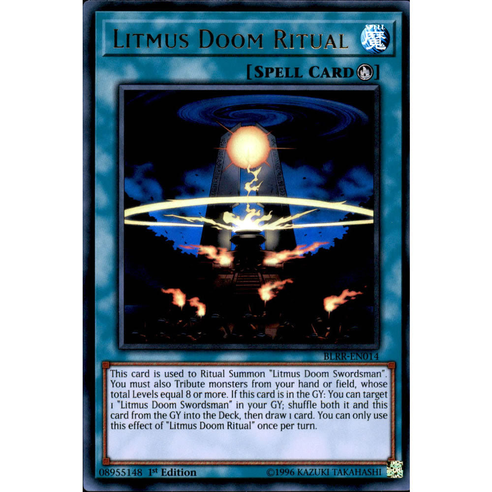 Litmus Doom Ritual BLRR-EN014 Yu-Gi-Oh! Card from the Battles of Legend: Relentless Revenge Set
