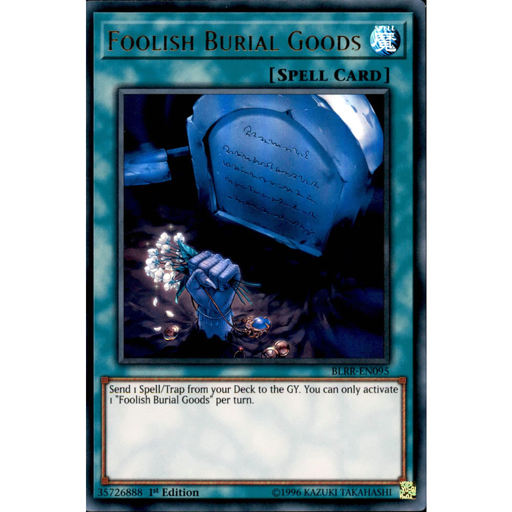 Foolish Burial Goods BLRR-EN095 Yu-Gi-Oh! Card from the Battles of Legend: Relentless Revenge Set