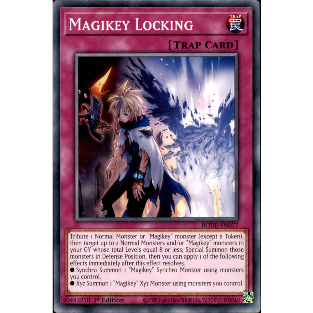 Magikey Locking BODE-EN077 Yu-Gi-Oh! Card from the Burst of Destiny Set