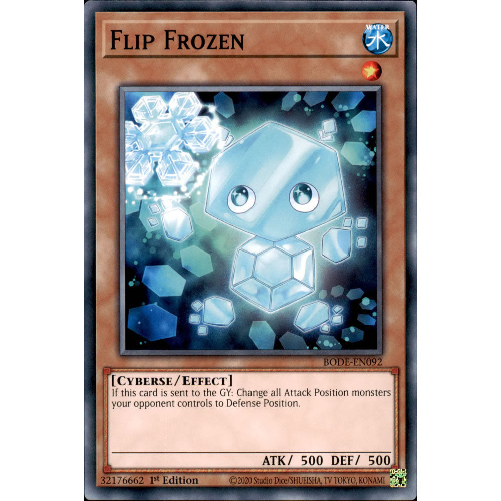 Flip Frozen BODE-EN092 Yu-Gi-Oh! Card from the Burst of Destiny Set