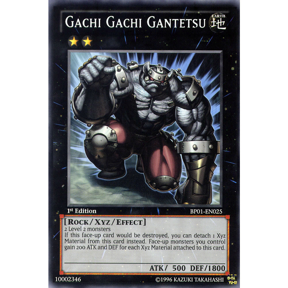 Gachi Gachi Gantetsu BP01-EN025 Yu-Gi-Oh! Card from the Battle Pack 1: Epic Dawn Set