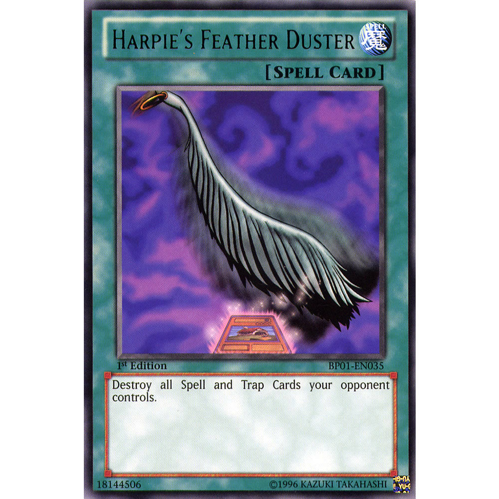 Harpie's Feather Duster BP01-EN035 Yu-Gi-Oh! Card from the Battle Pack 1: Epic Dawn Set