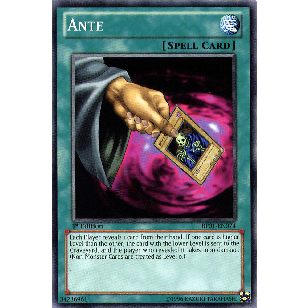 Ante BP01-EN074 Yu-Gi-Oh! Card from the Battle Pack 1: Epic Dawn Set